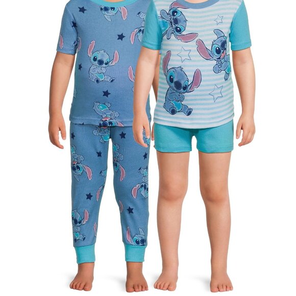 Stitch Character Pajama Set, 4-Piece Pajamas Set, 12M - NWT - Picture 2 of 4